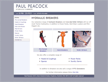 Tablet Screenshot of hydraulicbreaker.co.uk